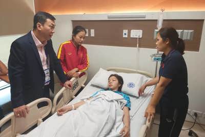 Tuyển thủ nữ Việt Nam nhập viện sau trận đấu với Thái Lan