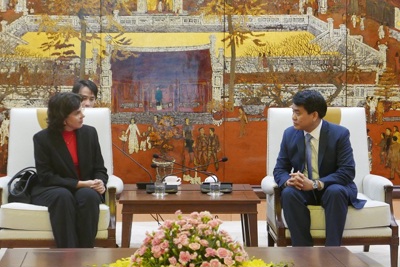 Chủ tịch Nguyễn Đức Chung tiếp Đại sứ Cuba