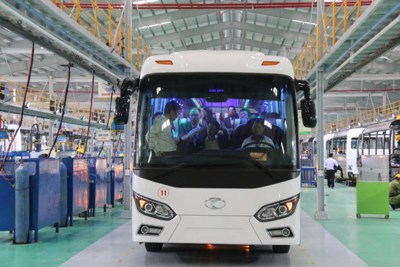 Thaco sẽ xuất khẩu gần 1.200 xe bus sang thị trường ASEAN