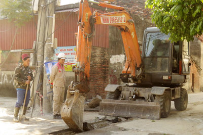 Thanh Trì phủ kín mạng lưới cấp nước sạch đô thị