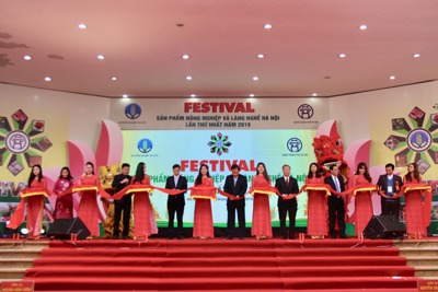 Khai mạc Festival Sản phẩm nông nghiệp và làng nghề Hà Nội lần thứ nhất năm 2019