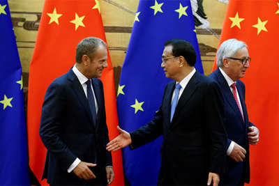 Thượng đỉnh Trung Quốc - EU không kém đàm phán thương mại Mỹ - Trung