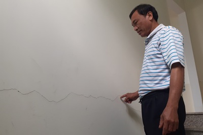 Nghệ An: Thi công gây rạn nứt nhà dân, Tập đoàn Hoành Sơn bị phạt 25 triệu đồng