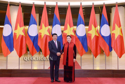 Quan hệ hợp tác hai Quốc hội Việt - Lào được triển khai tích cực
