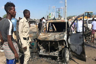 Số người thiệt mạng tăng nhanh sau vụ nổ bom xe kinh hoàng ở Somalia