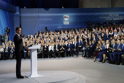 Đảng Nước Nga thống nhất hoàn toàn ủng hộ Tổng thống Putin tái tranh cử