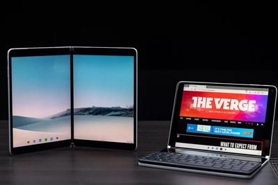 Microsoft ra mắt laptop Surface, 2 màn hình cực mỏng