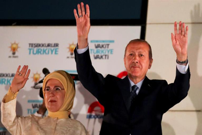 Ông Tayyip Erdogan tái đắc cử tổng thống Thổ Nhĩ Kỳ, gia tăng quyền lực