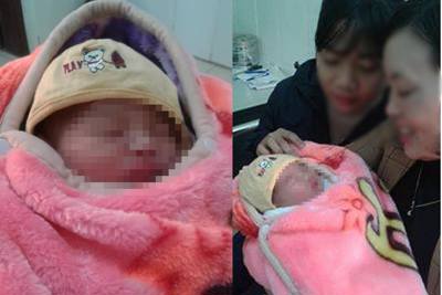 Hà Nội: Bé trai sơ sinh nặng hơn 3 kg bị bỏ rơi trước cửa nhà dân