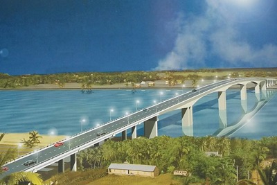 Thống nhất chiều cao cầu vượt sông Văn Úc