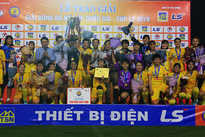 [Ảnh] Phong Phú Hà Nam lên ngôi vô địch tại Cup Quốc gia 2019