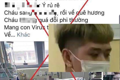 Hà Nội: Tung tin sai về bệnh nhân nhiễm Covid-19 số 17 nguy kịch, nam thanh niên bị xử lý