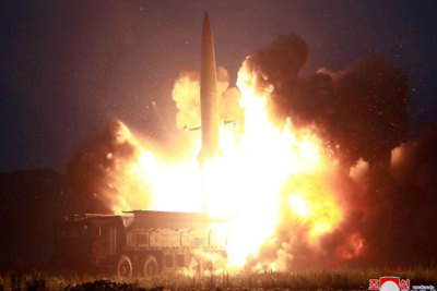 Triều Tiên lại thử tên lửa sau khi ông Kim gửi thư phản đối tập trận cho ông Trump