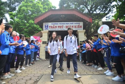 Kỳ THPT Quốc gia TP Hà Nội năm 2019: Các thí sinh đã hoàn thành môn thi đầu tiên