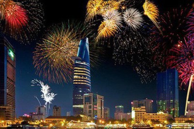 Tối nay (30/4), TP Hồ Chí Minh bắn pháo hoa mừng Ngày thống nhất đất nước