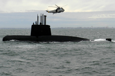 Tàu ngầm Argentina phát tín hiệu 8 lần với đất liền trước khi mất tích