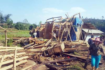 Các tỉnh miền núi phía Bắc thiệt hại nặng sau mưa dông