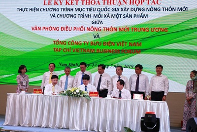 Bưu điện Việt Nam hợp tác triển khai Chương trình Mỗi xã một sản phẩm, gắn với xây dựng nông thôn mới
