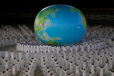 Những hình ảnh ấn tượng tại lễ hội "Biển người" mừng Quốc khánh Triều Tiên