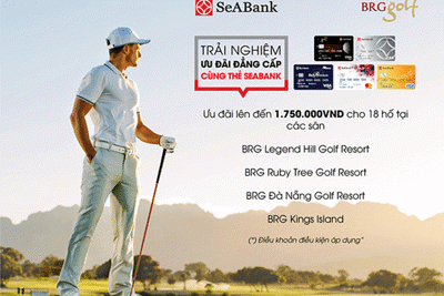 Ưu đãi chơi golf đẳng cấp dành riêng cho chủ thẻ Seabank