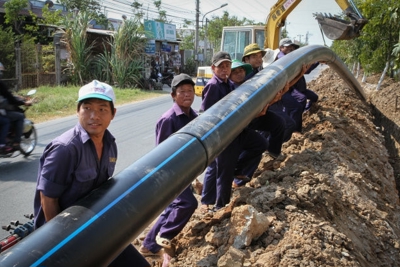 Hà Nội: Cho phép thi công tuyến ống cấp nước sạch qua sông Nhuệ ở Nam Từ Liêm