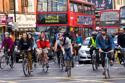 London - đi xe đạp giảm ùn tắc giao thông