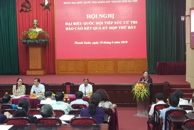 Đại biểu Quốc hội tiếp xúc cử tri quận Thanh Xuân: Đồng thuận cao, không có ý kiến bức xúc