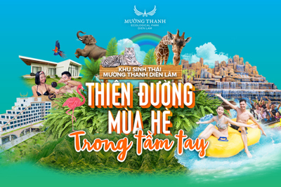 Mở cửa công viên nước lớn nhất Nghệ An: Chào hè với chương trình giảm 30% giá vé