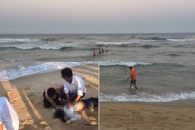 Tắm biển buổi chiều, 6 học sinh đuối nước thương tâm ở Quảng Nam