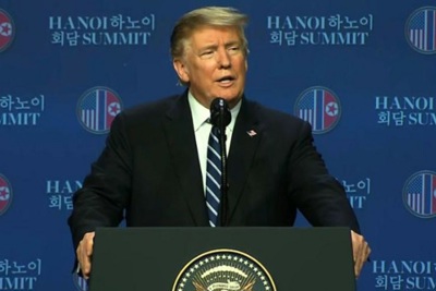 Hội nghị Thượng đỉnh Mỹ - Triều: Tổng thống Trump nói lý do không đạt được thỏa thuận chung
