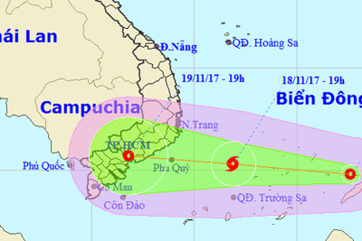 Áp thấp sắp mạnh thành bão, TP Hồ Chí Minh sẵn sàng di dân xã đảo Thạnh An