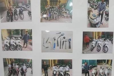 Hành trình triệt phá hàng loạt ổ nhóm trộm cắp, tiêu thụ xe máy ở Hà Nội