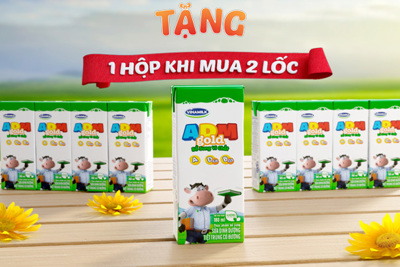 Khuyến mại hấp dẫn khi mua lốc sữa Vinamilk ADM Gold