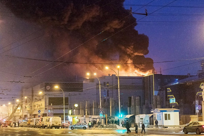 Cận cảnh vụ cháy thảm khốc ở Kemerovo khiến 64 người thiệt mạng