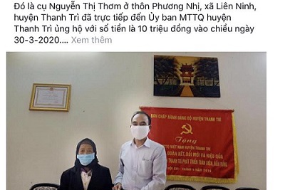 Huyện Thanh Trì: Phát huy hiệu quả tuyên truyền phòng dịch qua mạng xã hội