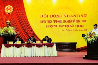 HĐND huyện Thạch Thất quyết nghị các nội dung quan trọng thúc đẩy phát triển kinh tế - xã hội