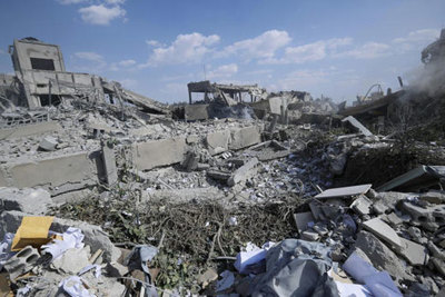 Cận cảnh các mục tiêu tại Syria bị phá hủy sau cuộc không kích của Mỹ và liên quân