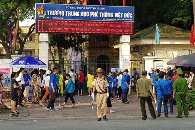 Bảo đảm an toàn cho thí sinh thi vào lớp 10 tại Hà Nội
