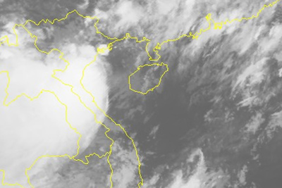 Bão số 2 áp sát các tỉnh từ Hải Phòng đến Nam Định, nhiều nơi mưa lớn