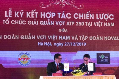 Novaland hợp tác cùng Liên đoàn Quần vợt Việt Nam tổ chức giải Giải Quần vợt Quốc tế Novaland Phan Thiết