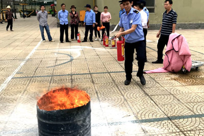 Chung cư Sông Nhuệ được coi là nơi đảm bảo tốt về phòng cháy chữa cháy?