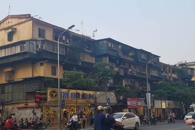 Đã có ý tưởng quy hoạch 15/20 chung cư cũ tại Hà Nội
