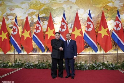 Thủ tướng Chính phủ Nguyễn Xuân Phúc tiếp Chủ tịch Kim Jong-un