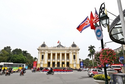 Đường phố Hà Nội phong quang, sạch đẹp