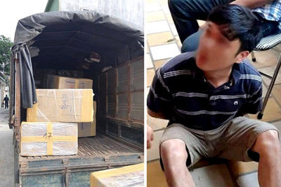 Nghệ An: Bắt vụ ma túy "khủng", thu giữ 600kg ma túy đá