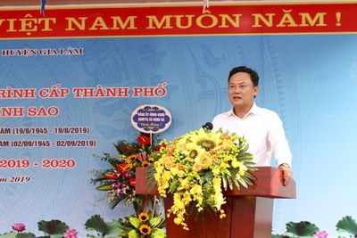 Hơn 60.000 học sinh huyện Gia Lâm bước vào năm học mới
