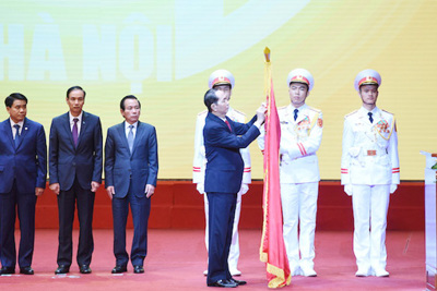 Hà Nội đón nhận Huân chương Độc lập hạng Nhất
