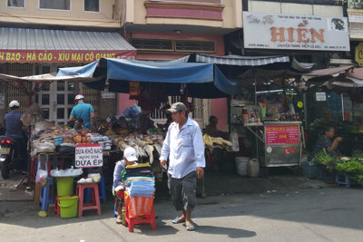 TP Hồ Chí Minh: Chấm dứt hoạt động chợ tạm Cô Giang quận 1