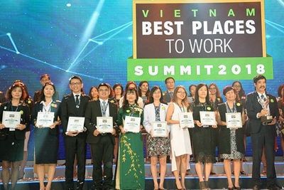 Vingroup chiếm ưu thế tuyệt đối trong Top 100 nơi làm việc tốt nhất Việt Nam