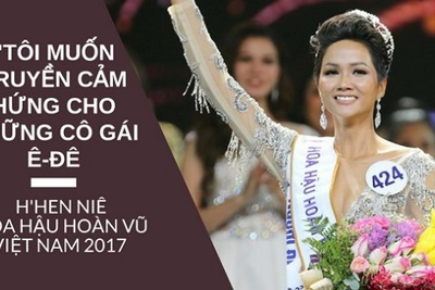 Chân dung Tân Hoa hậu Hoàn vũ Việt Nam 2017 H'Hen Niê